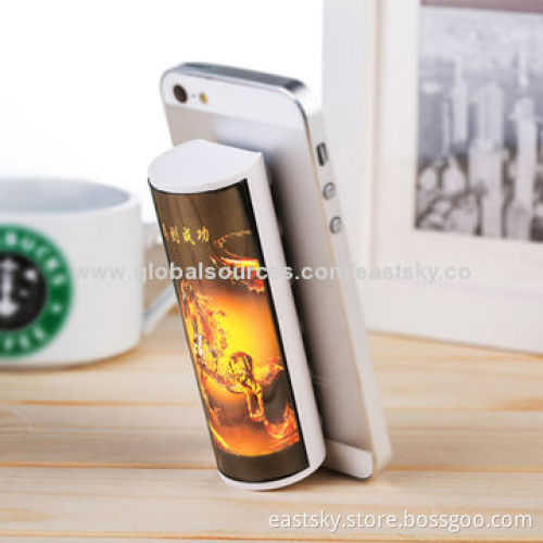 Elegant power bank charger, 2200mAh, LED light box design